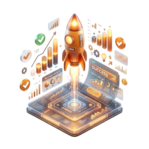 Digital Impact Success Illustration