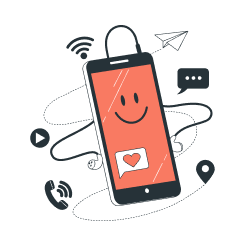 Mobile app slider showing user interface designs and user experience 
Concepts