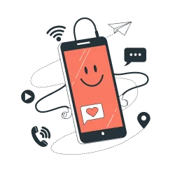 Mobile app slider showing user interface designs and user experience 
Concepts