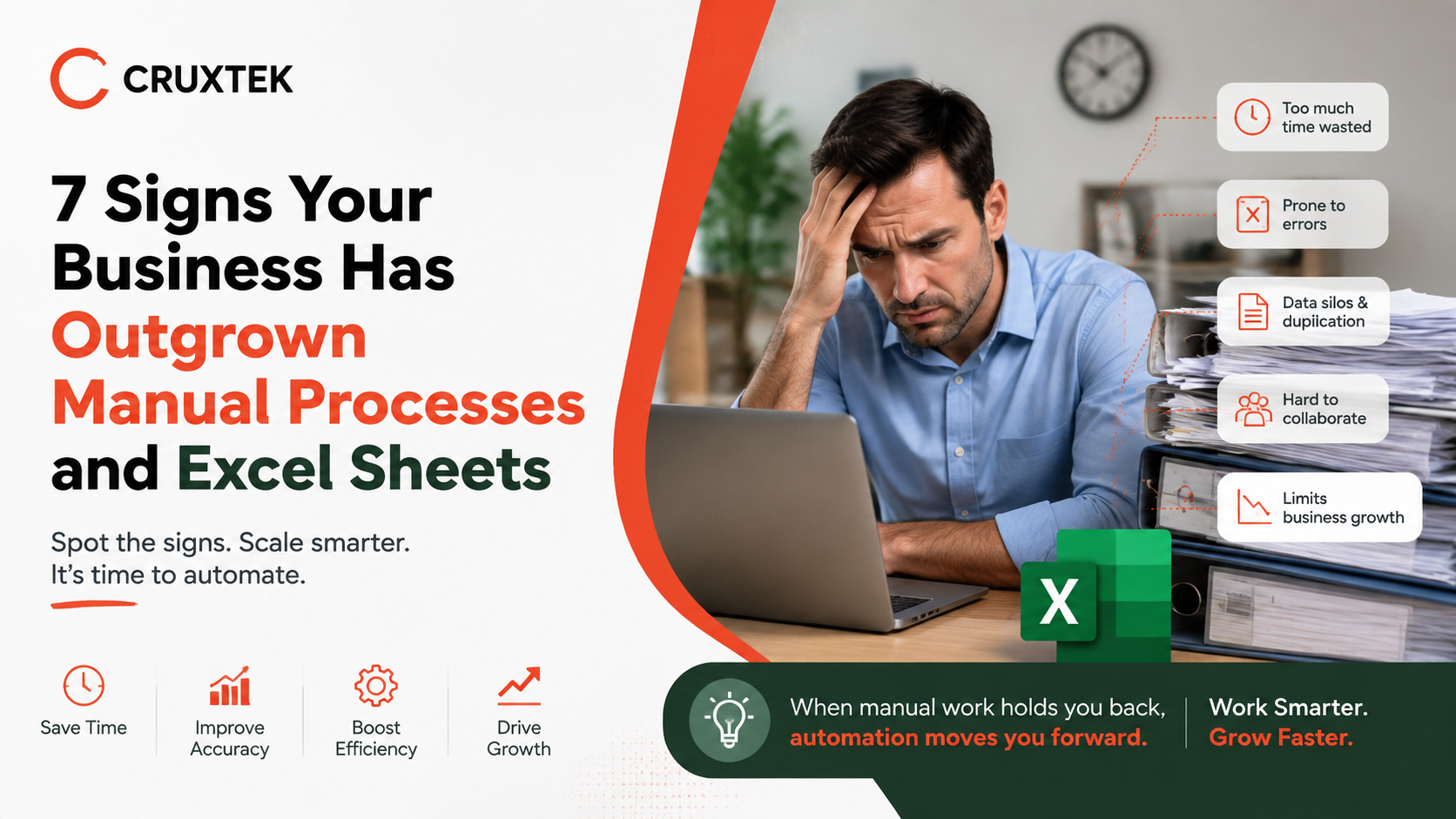 7 Signs Your Business Has Outgrown Manual Processes and Excel Sheets