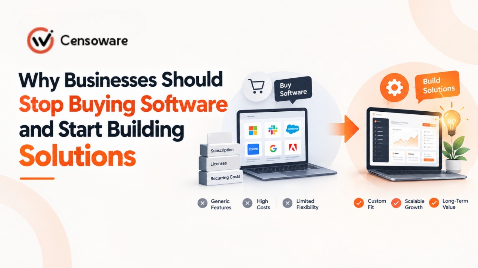 Why Businesses Should Stop Buying Software and Start Building Solutions